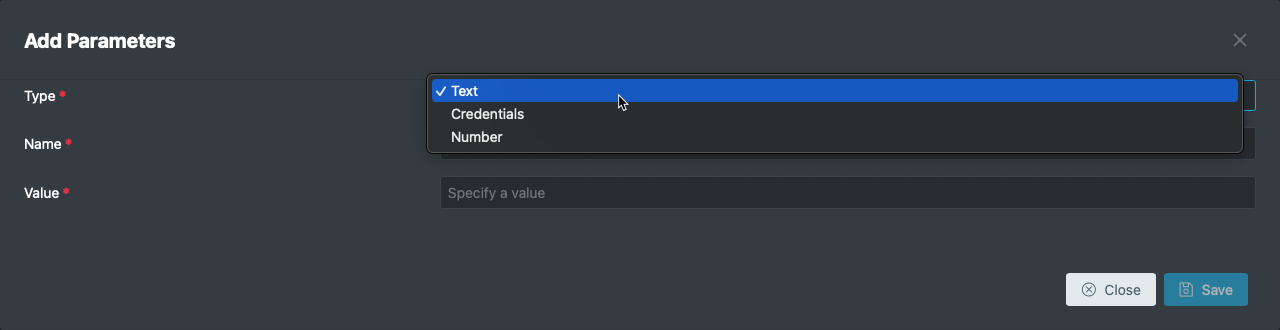 Parameter type