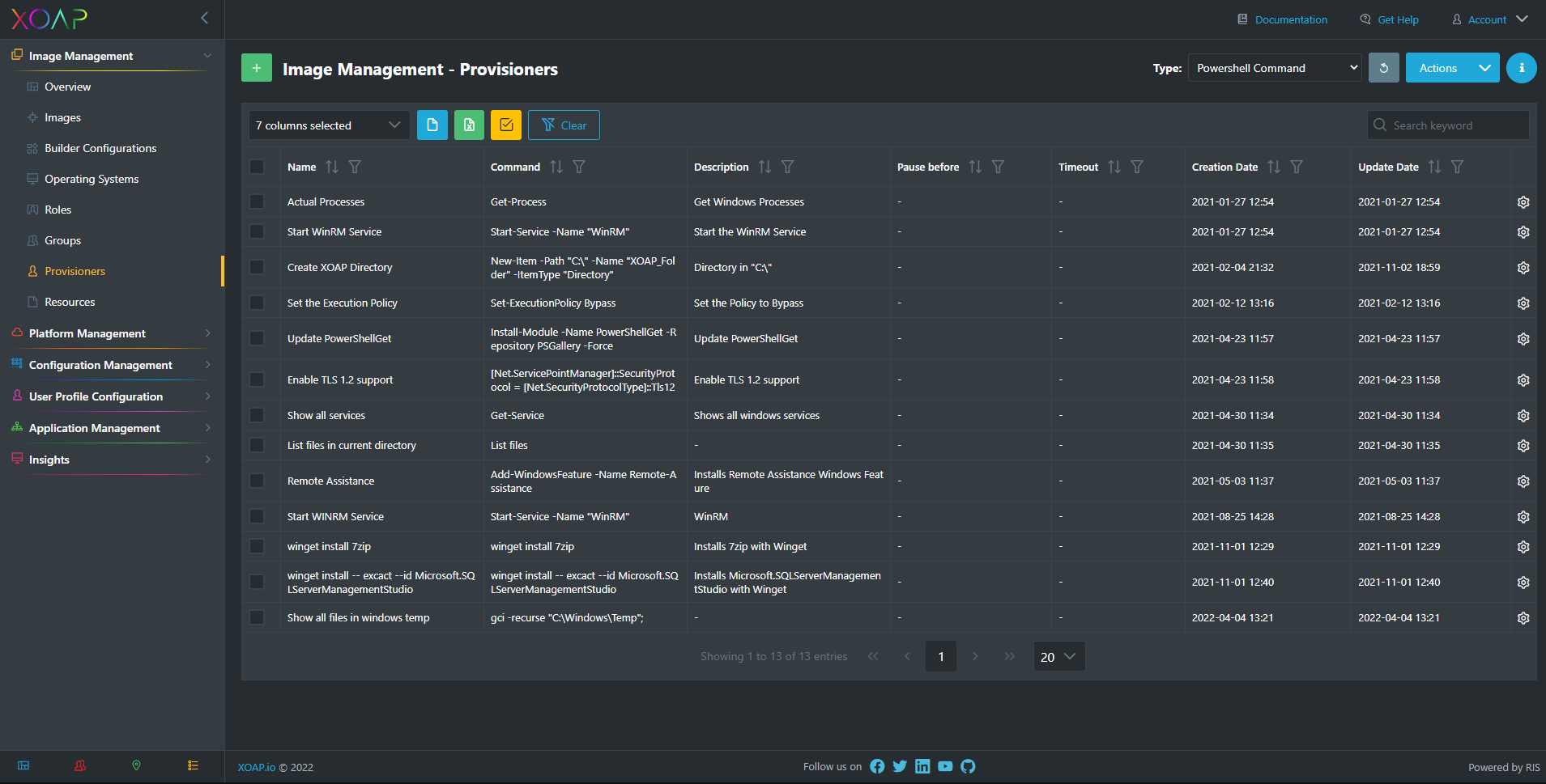Provisioners overview