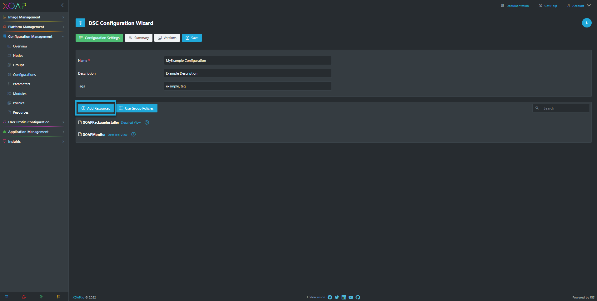 Add resource