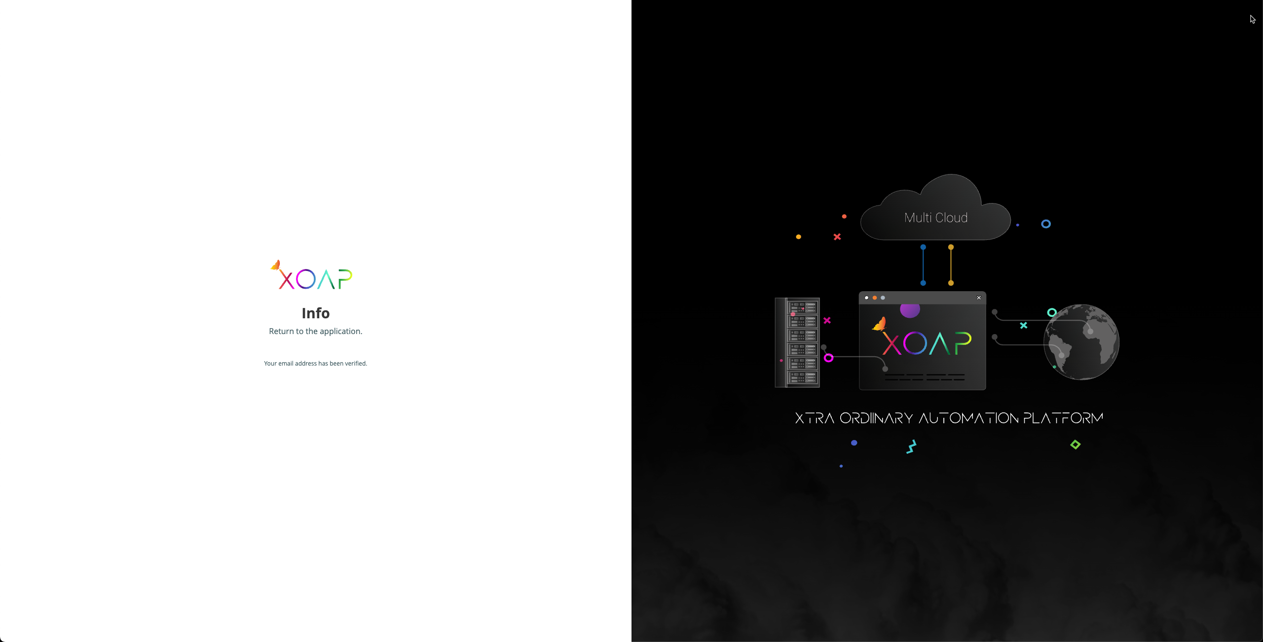 my.xoap.io - Email confirmed